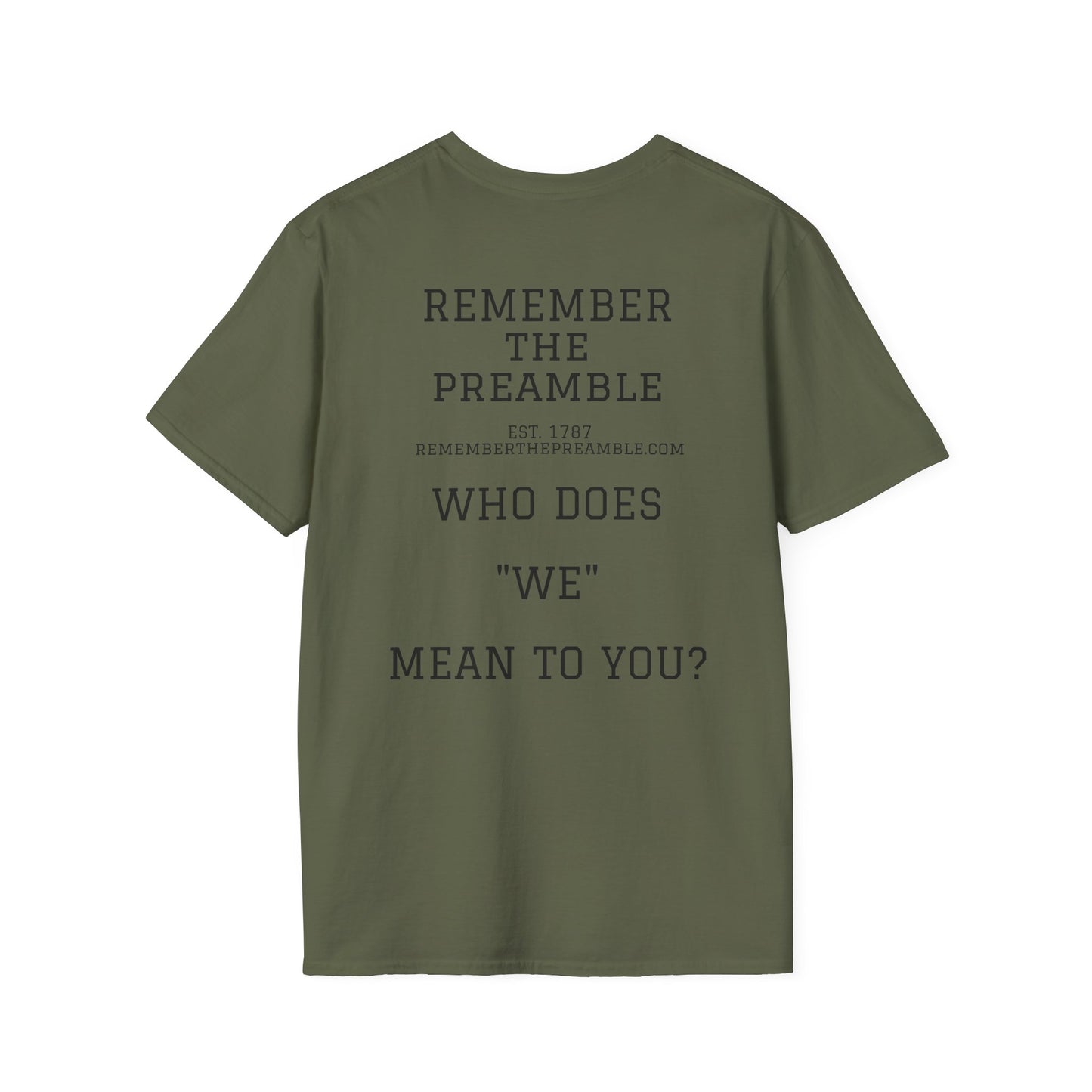 WE THE PEOPLE - REMEMBER THE PREAMBLE - T-Shirt