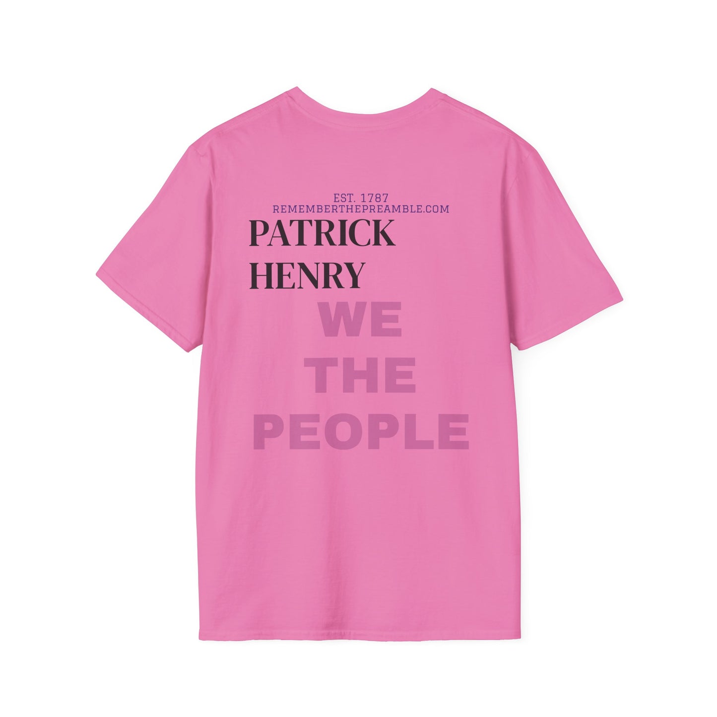 Patrick Henry | REBEL | POP ART | T-shirt  - WE THE PEOPLE - REMEMBER