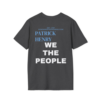 Patrick Henry | REBEL | POP ART | T-shirt  - WE THE PEOPLE - REMEMBER