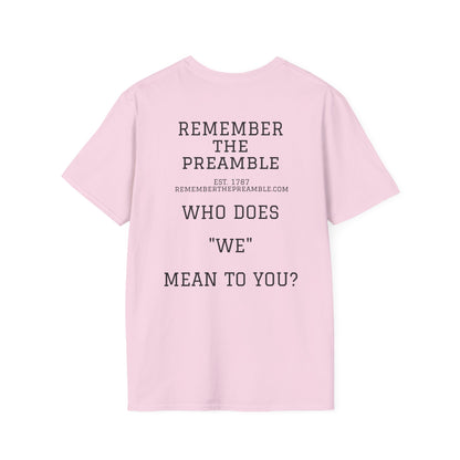 WE THE PEOPLE - REMEMBER THE PREAMBLE - T-Shirt