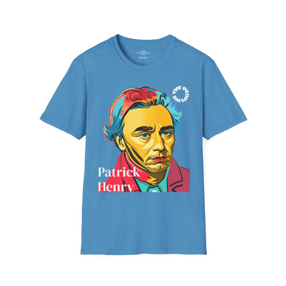 Patrick Henry | REBEL | POP ART | T-shirt  - WE THE PEOPLE - REMEMBER