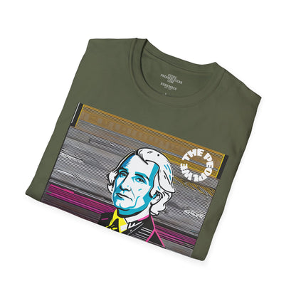 George Washington | FRAMER/FOUNDER/SIGNER #1/PRESIDENT | POP ART | T-shirt  - WE THE PEOPLE - REMEMBER