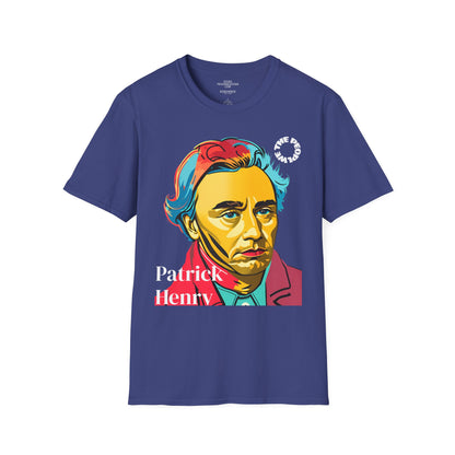Patrick Henry | REBEL | POP ART | T-shirt  - WE THE PEOPLE - REMEMBER