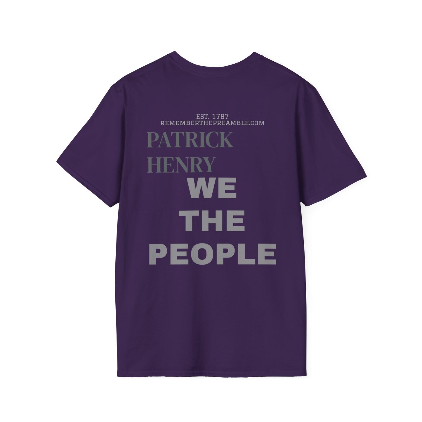 Patrick Henry | REBEL | POP ART | T-shirt  - WE THE PEOPLE - REMEMBER