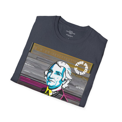 George Washington | FRAMER/FOUNDER/SIGNER #1/PRESIDENT | POP ART | T-shirt  - WE THE PEOPLE - REMEMBER