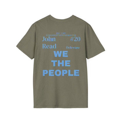 John Read | SIGNER #20 | DELEWARE | POP ART | T-shirt  - WE THE PEOPLE - REMEMBER