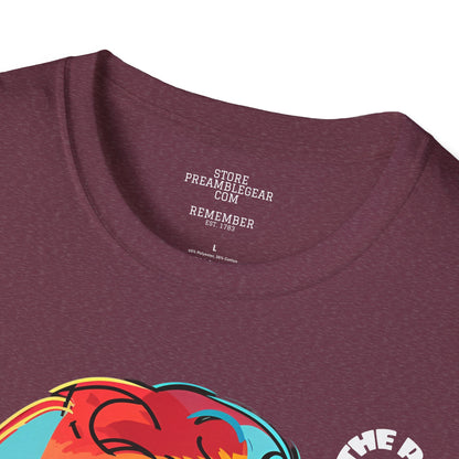 Patrick Henry | REBEL | POP ART | T-shirt  - WE THE PEOPLE - REMEMBER