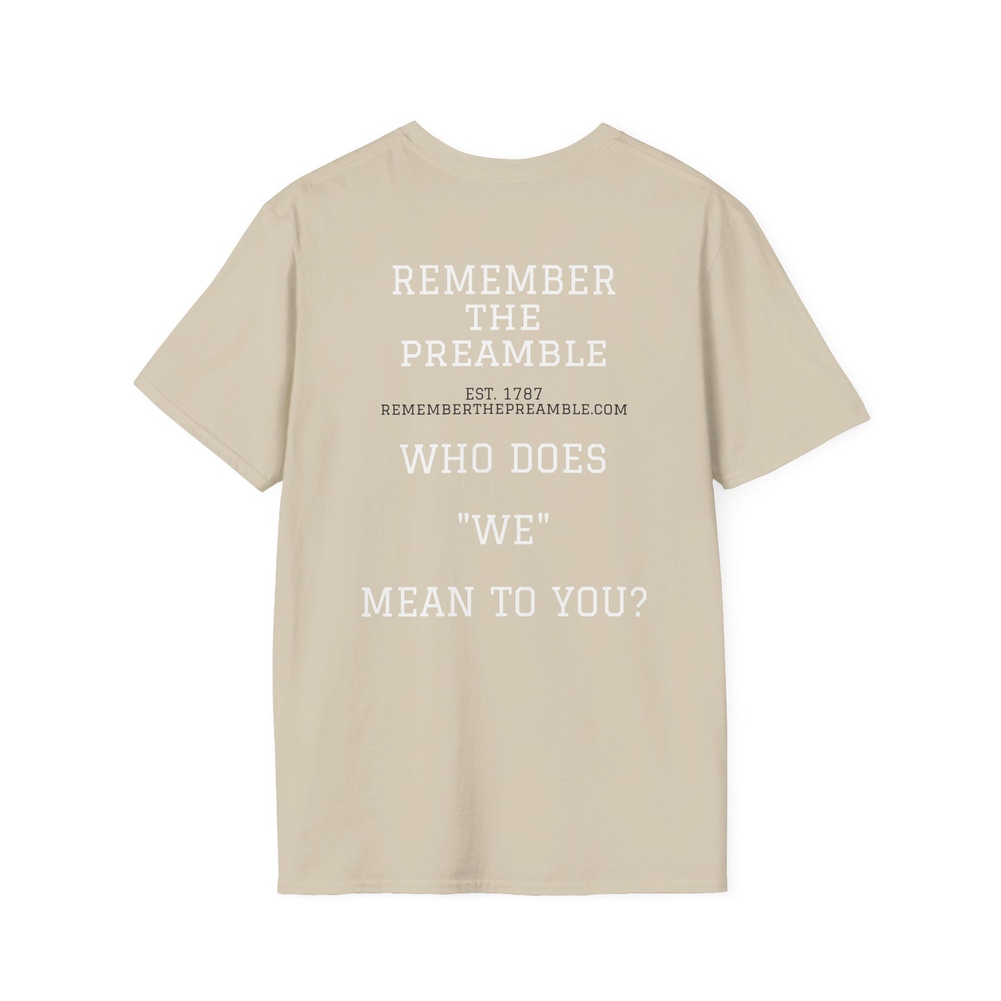 Gouvernour Morris | FRAMER/SIGNER #19 - PENNSYLVANIA | Text-shirt  - WE THE PEOPLE - REMEMBER