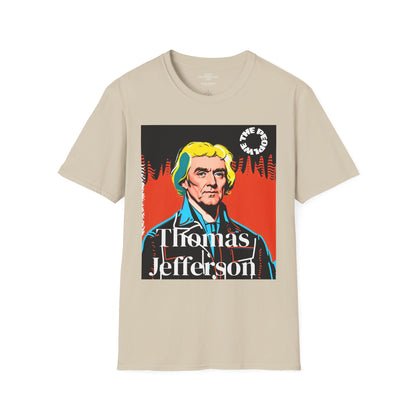 Thomas Jefferson | FRAMER/FOUNDER/PRESIDENT | VIRGINIA | POP ART |T-shirt  - WE THE PEOPLE - REMEMBER